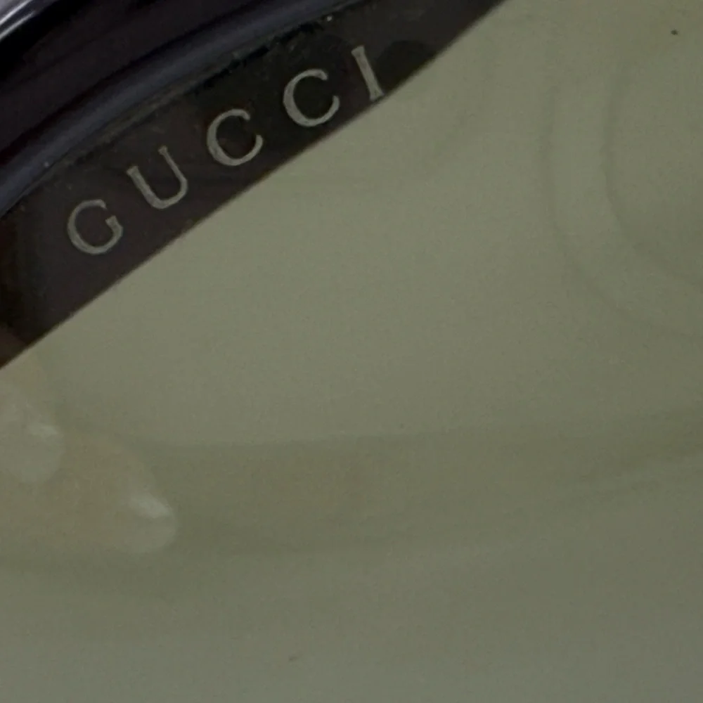 Authentic Gucci Women’s Round Sunglasses GG0023S 001 Black/Gold 55-22-140 w/case - Picture 6 of 6